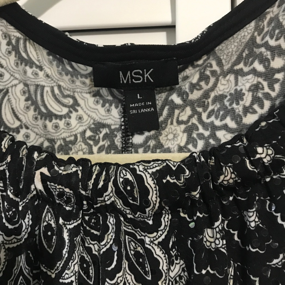MSK Ruffle Party Dress - Picture 3 of 4